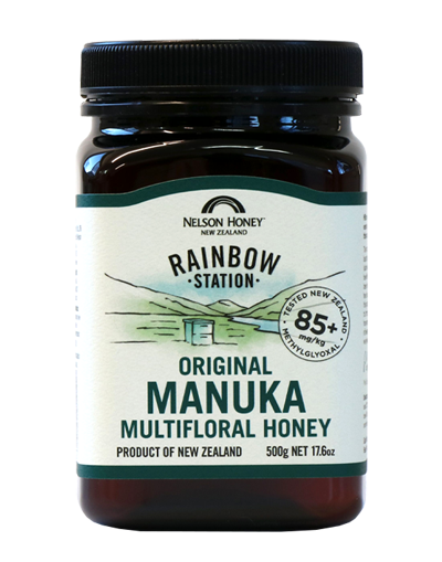 Rainbow Station Original Manuka Multifloral Honey 85+ Blend 500g